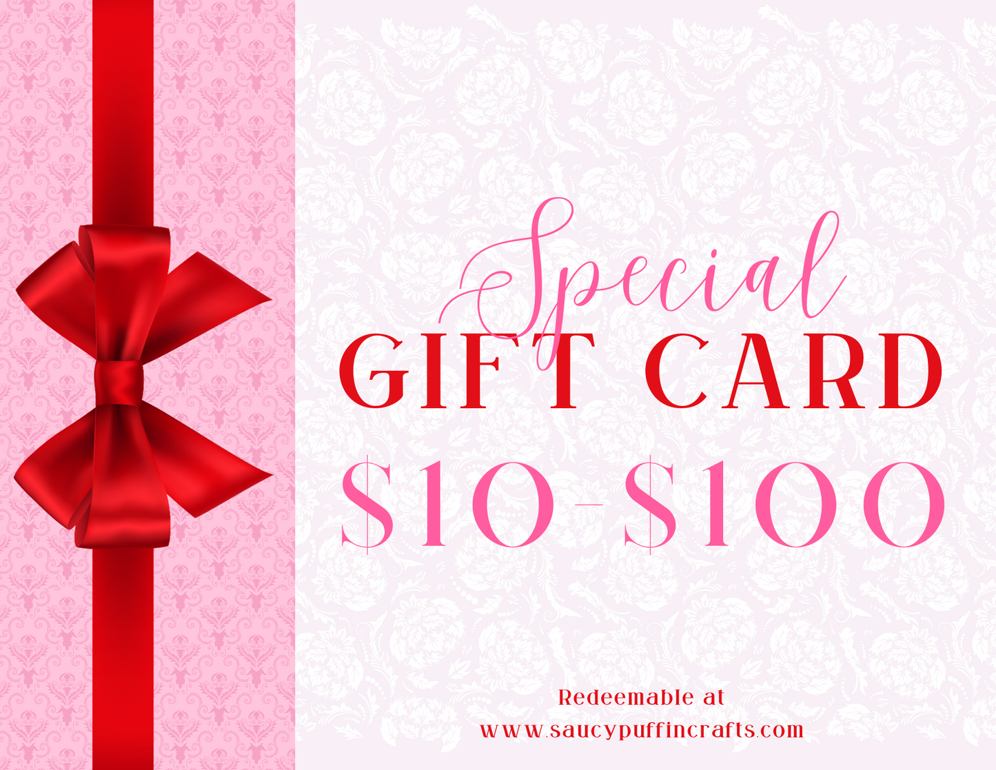 The Ultimate Crafter Gift Card | Saucy Puffin Crafts