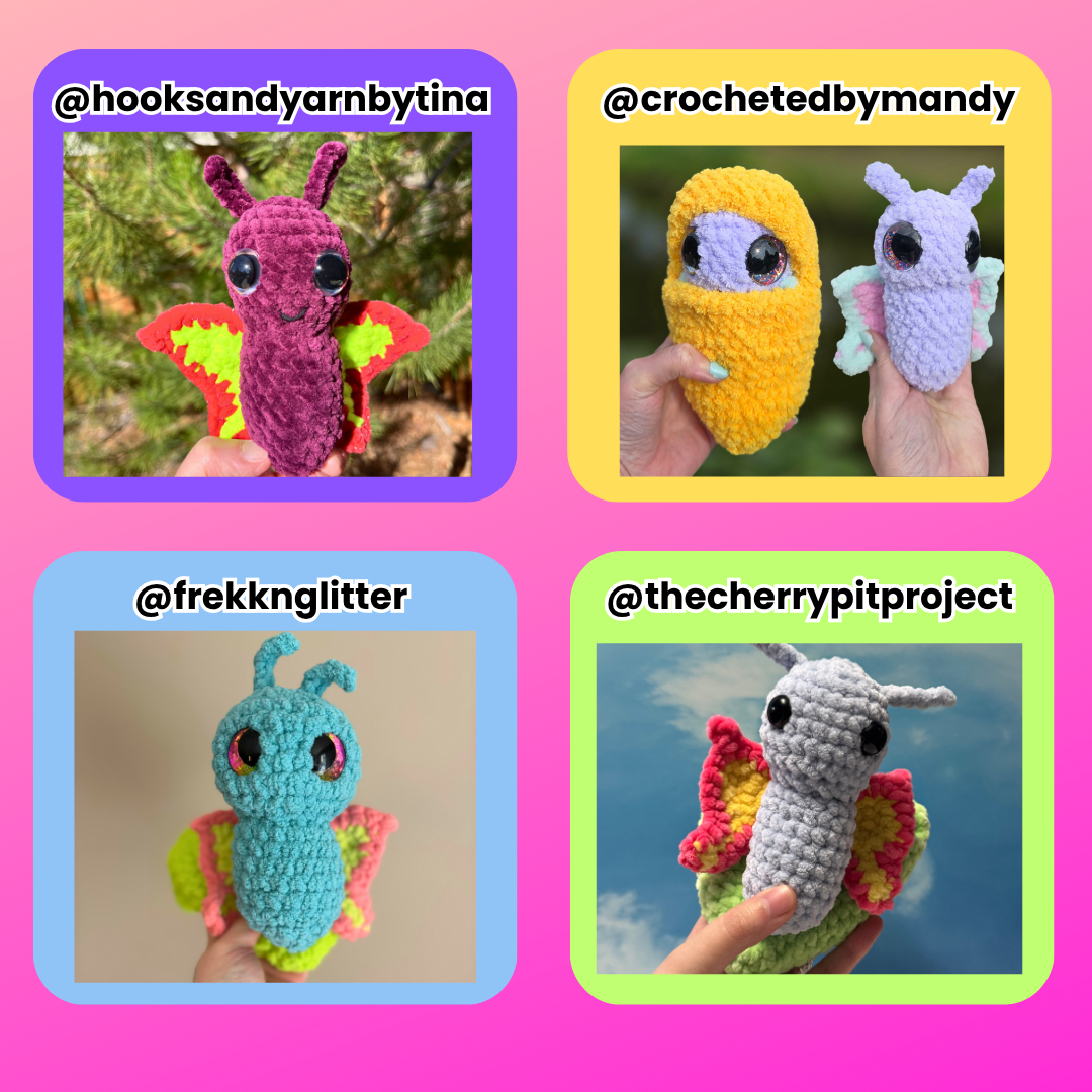 Hatching Butterfly Crochet Pattern