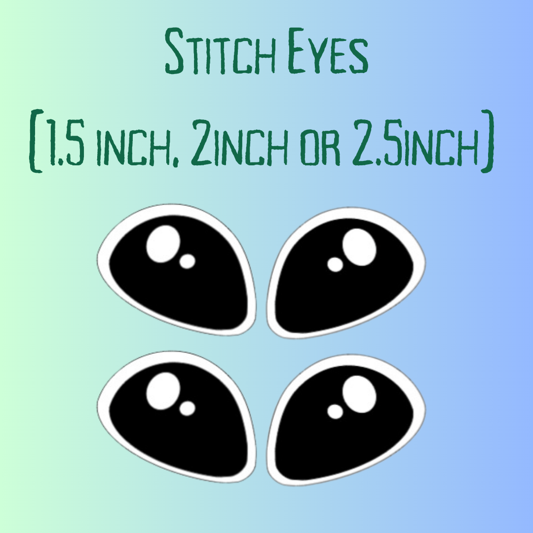 Stitch Felt Eyes – SweetBrieCreations