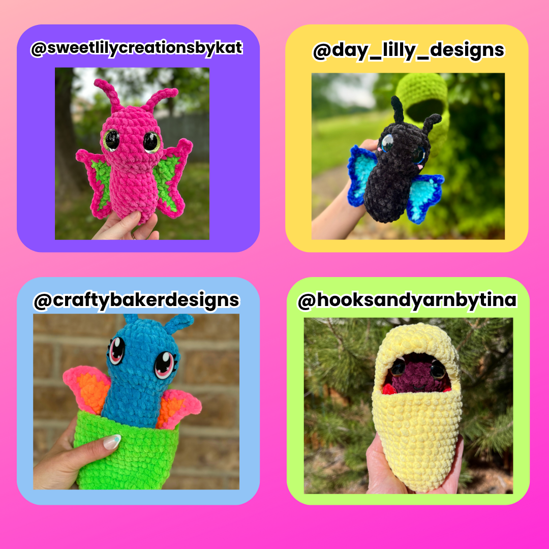 Hatching Butterfly Crochet Pattern