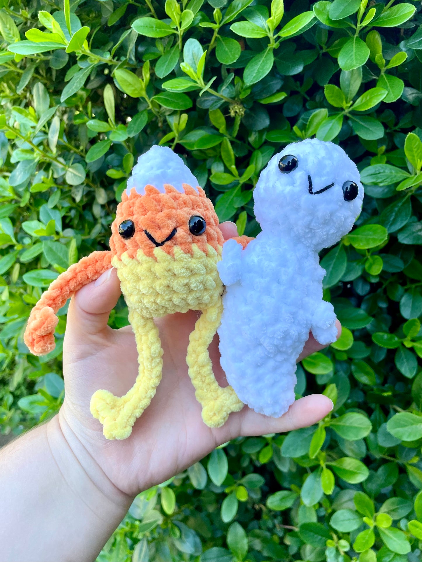 No Sew Spooky Duo - Candy Corn & Ghost Crochet Patterns