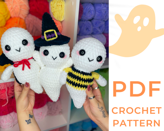 3in1 Costume Ghost Crochet Pattern