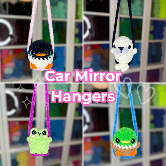 Plush Car Mirror Hanger