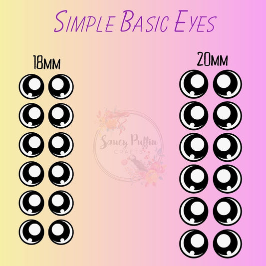 Simple Basic Felt Eyes