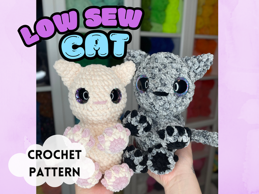 Low Sew Cat Crochet Pattern