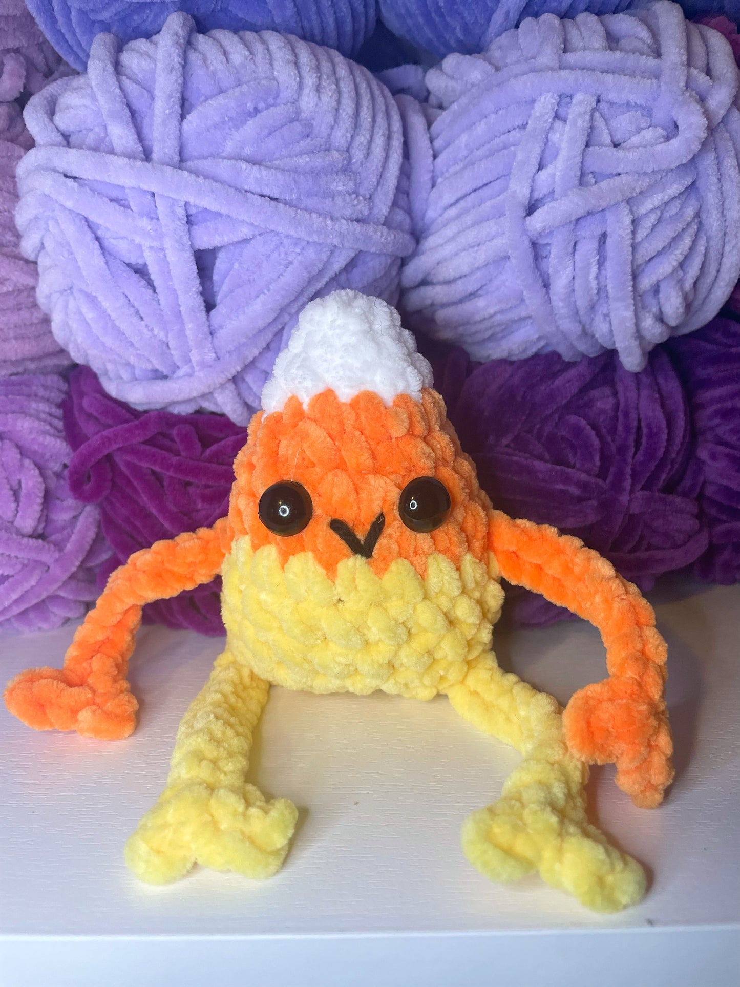 No Sew Spooky Duo - Candy Corn & Ghost Crochet Patterns