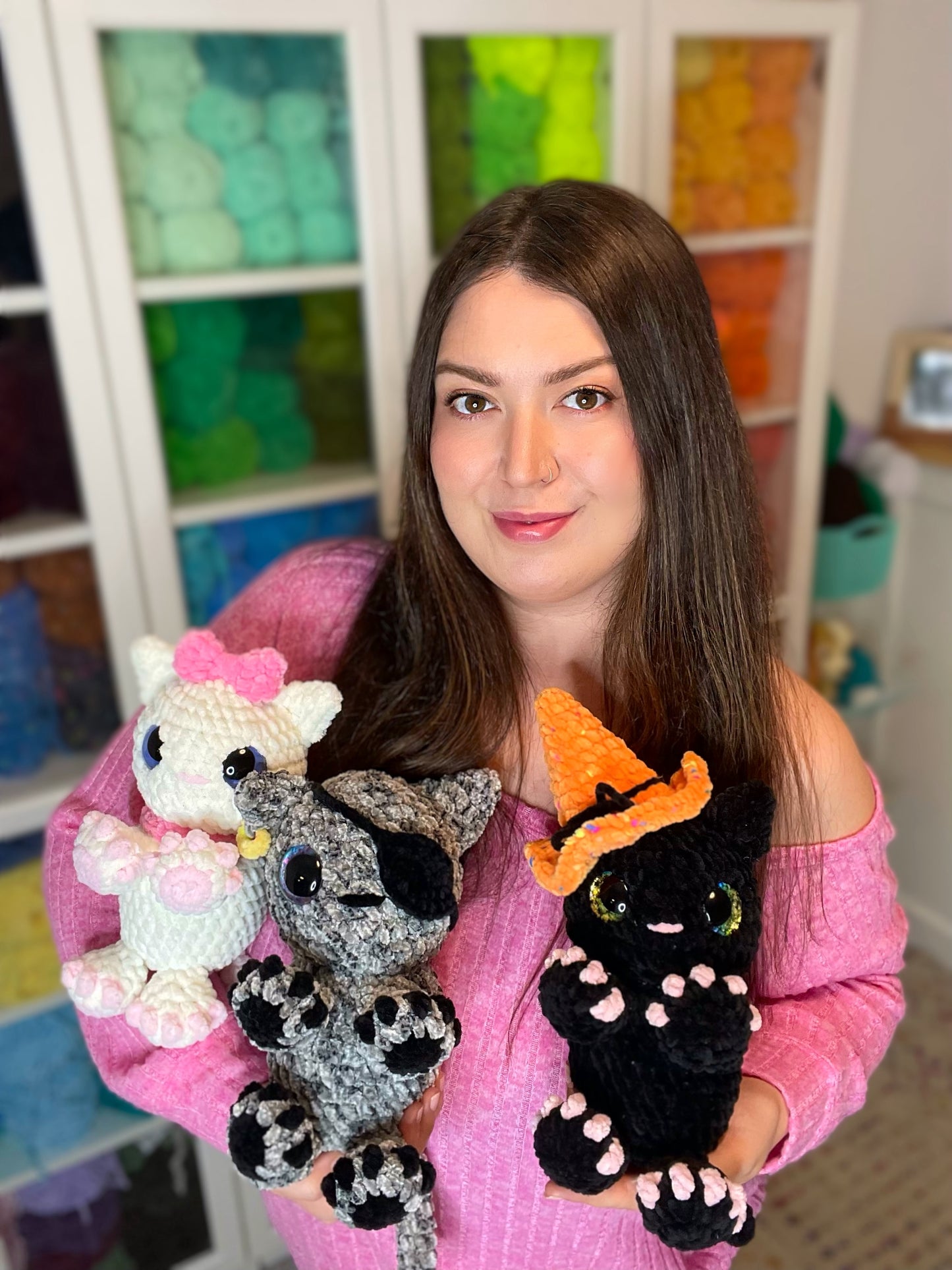 7 in 1 Cat with Accessories Crochet Pattern