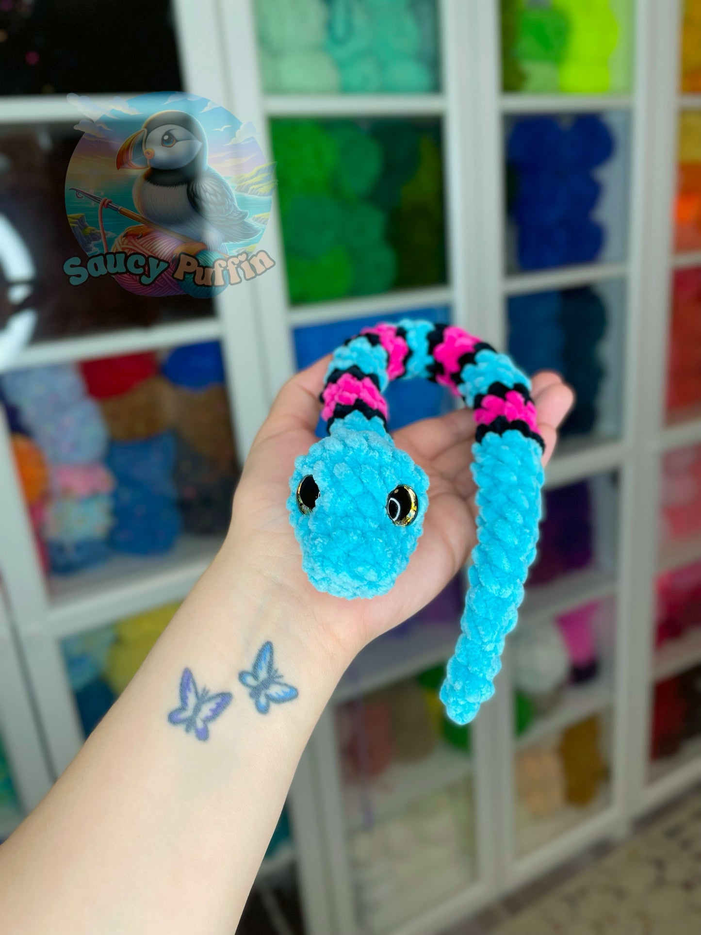 No Sew Itty Bitty Snake Crochet Pattern