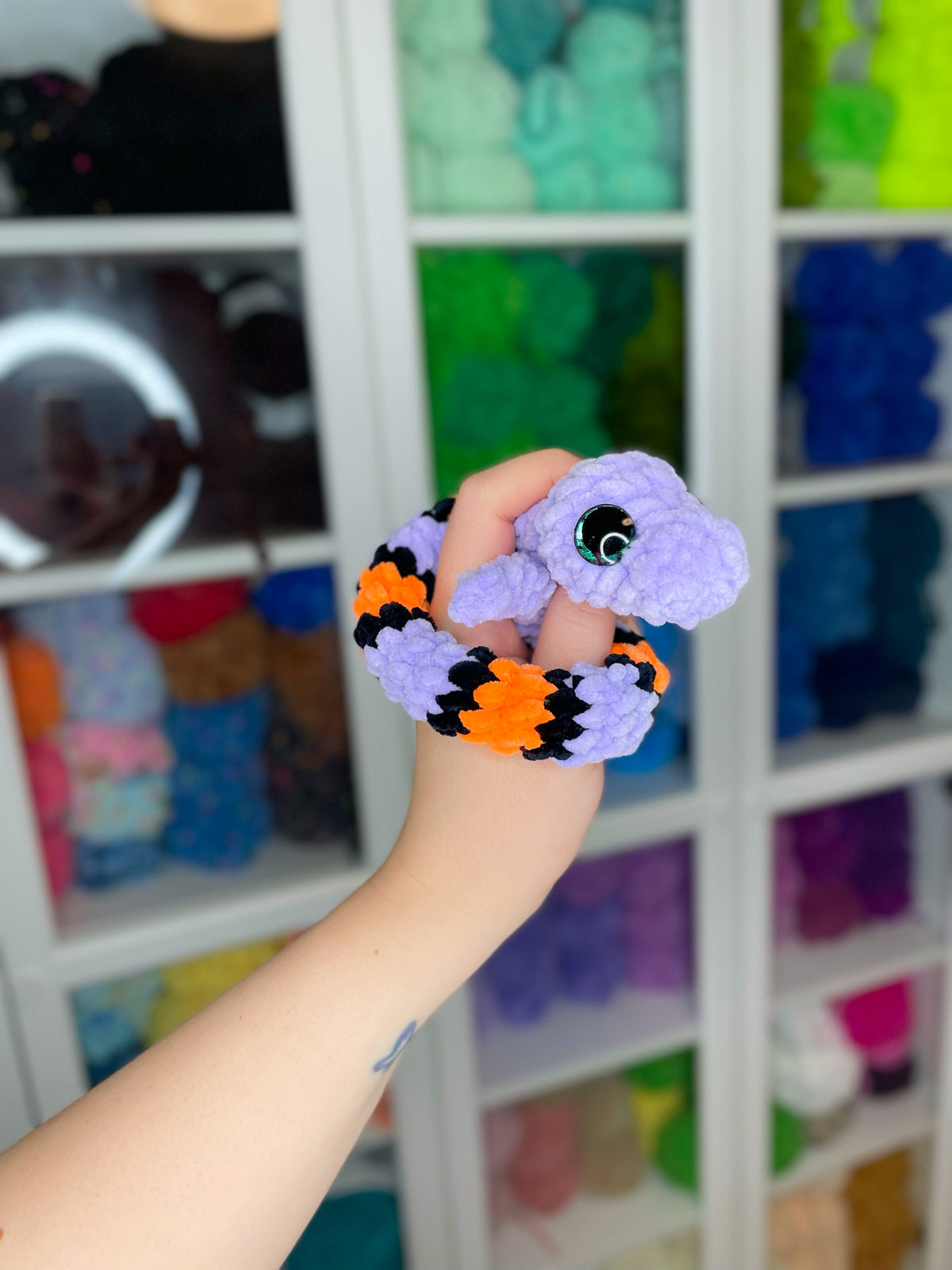 No Sew Itty Bitty Snake Crochet Pattern – Saucy Puffin Crafts