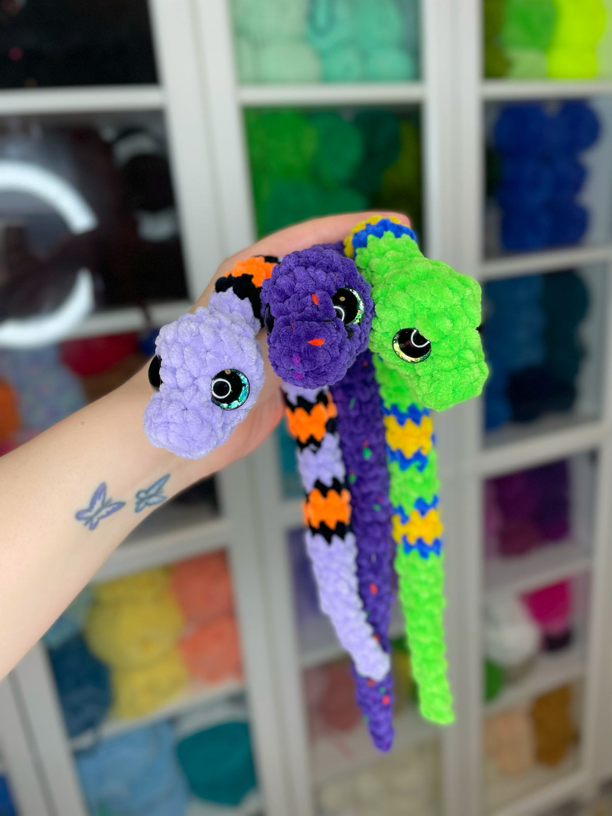 No Sew Itty Bitty Snake Crochet Pattern – Saucy Puffin Crafts