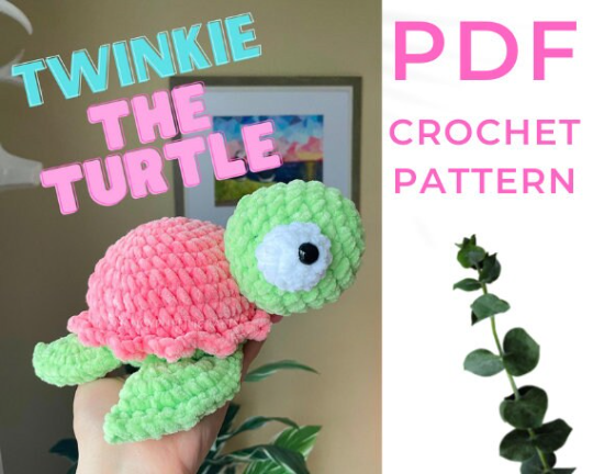 Twinkie the Turtle Crochet Pattern