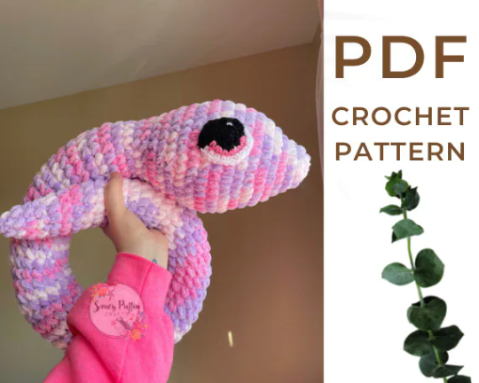 Cartoon Snake Crochet Pattern