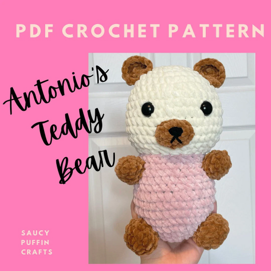 Encanto Antonio's Teddy Bear Crochet Pattern