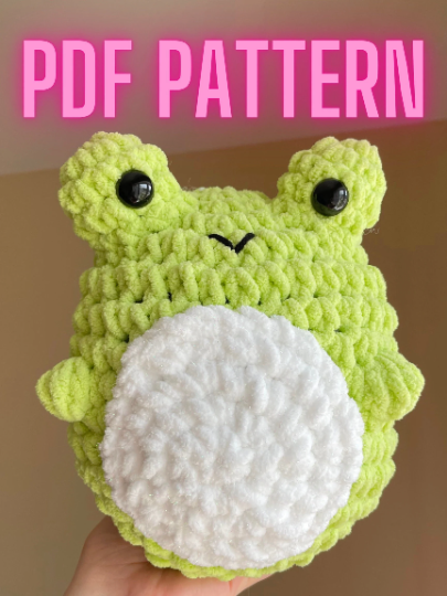 Chubby Frog Crochet Pattern