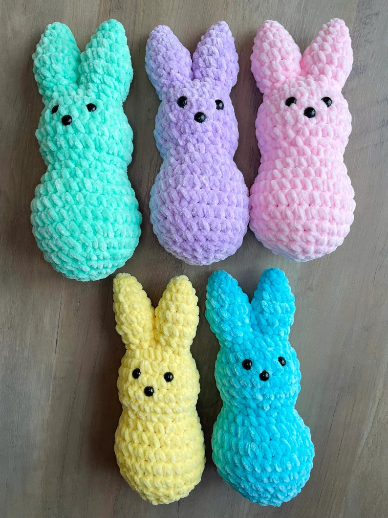 No Sew Easter Peep Crochet Pattern