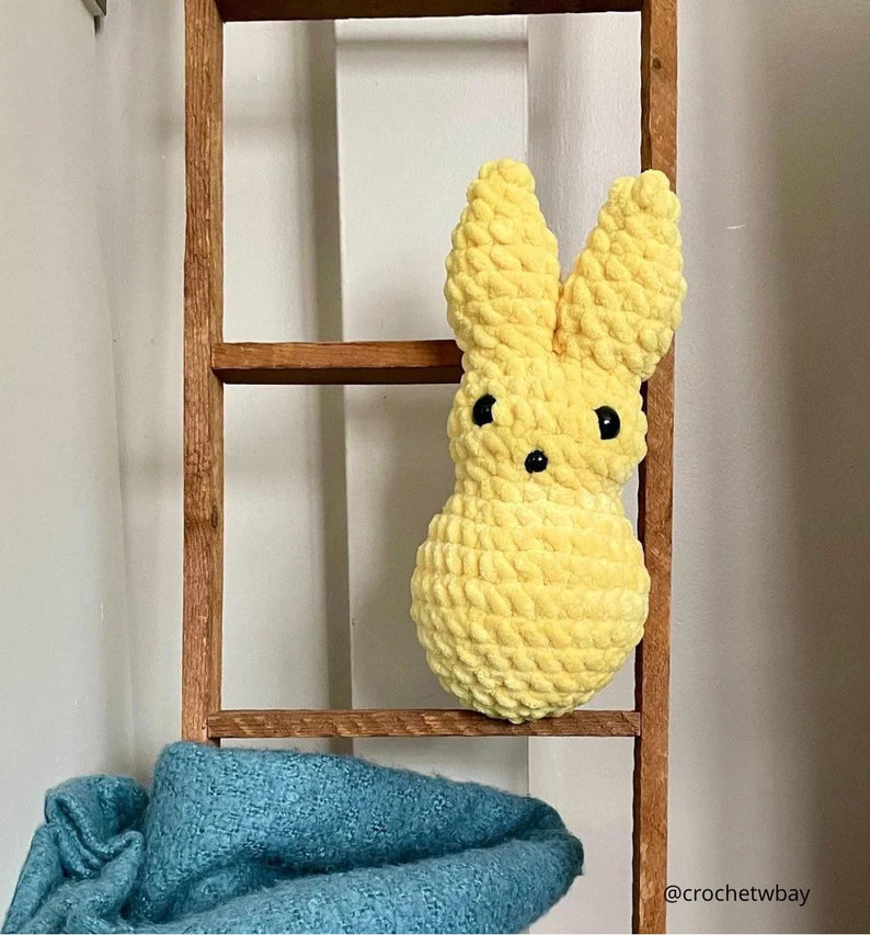 No Sew Easter Peep Crochet Pattern